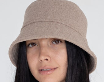 Wool Bucket Hat: Elegant Winter Hat for Women