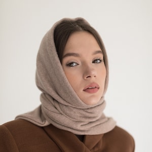 Wool head scarf for women make your style elegant in this winter image 1