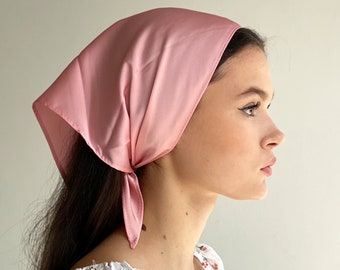 Silk bandana for women fits perfect in spring summer season