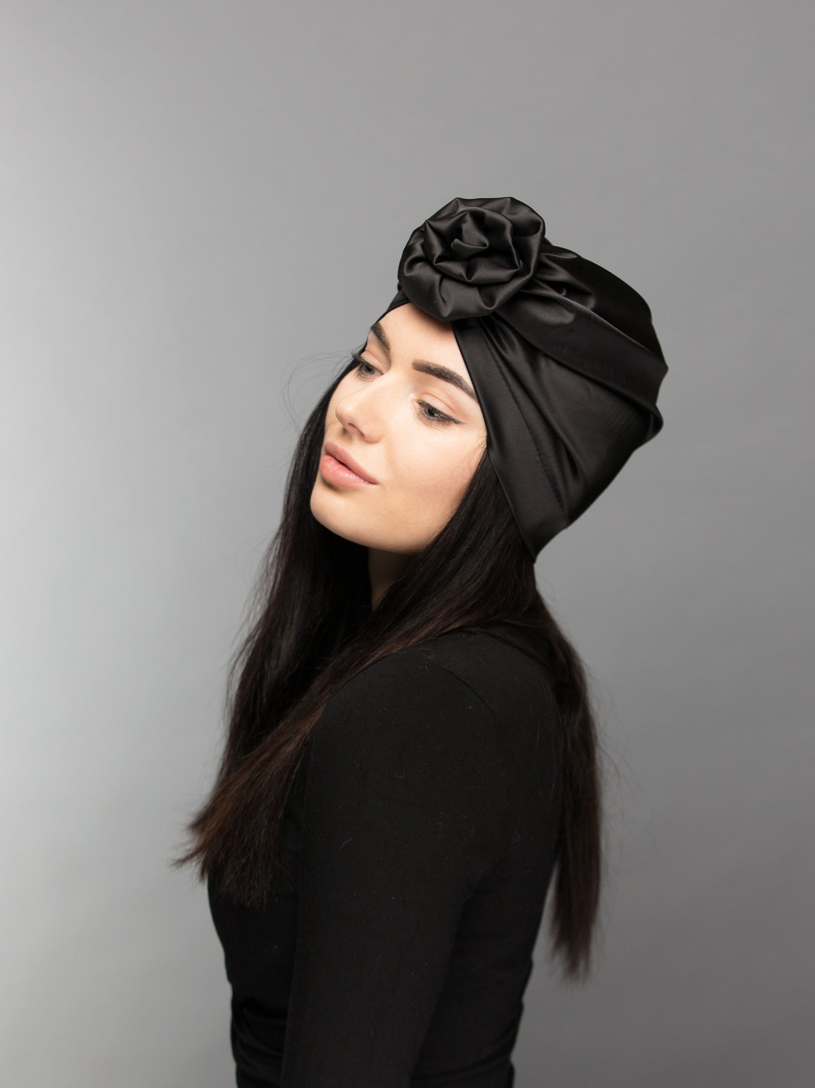 Silk hair wrap silk turban head wrap for woman hat woman Etsy