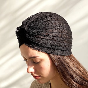 Summer lace turban for women light and comfortable to wear image 4