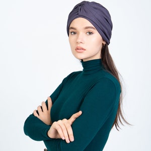 Turban head wrap for women fits in all seasons image 2