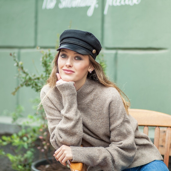 Gorra de violinista para mujer Gorra de vendedor de - Etsy México