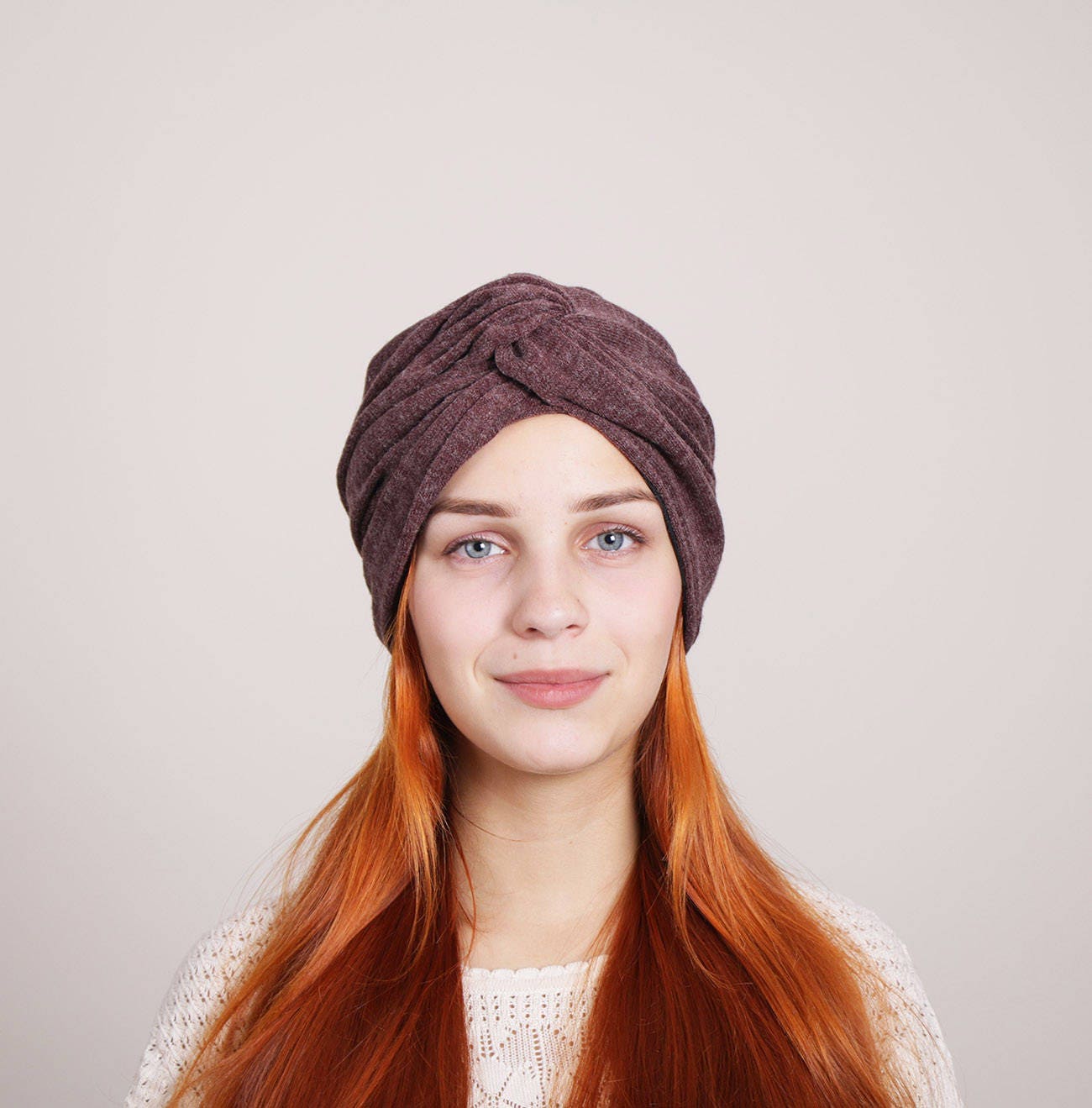 wool turban hat