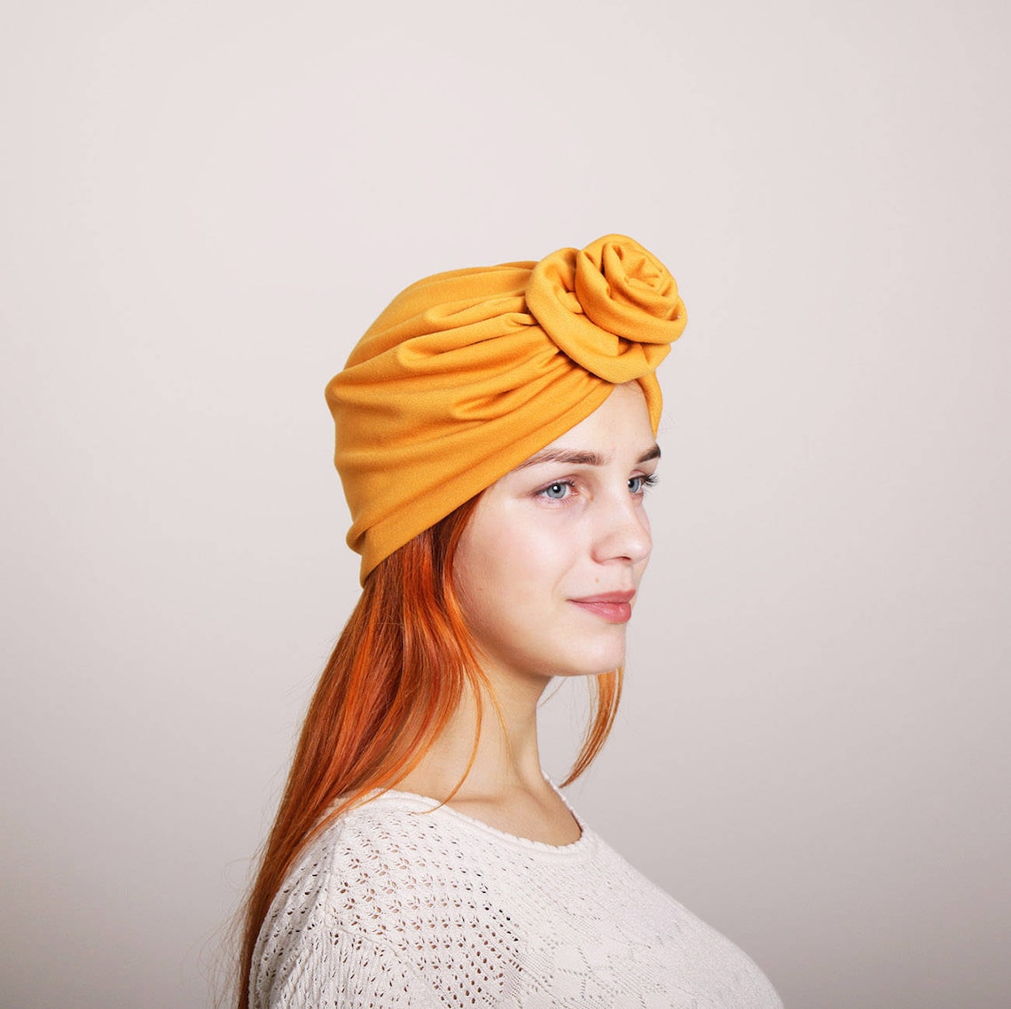 Wide turban for women cotton jersey turban hair snood Head Etsy