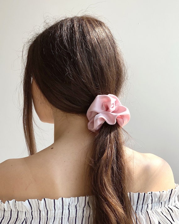 Silk Scrunchie Set of 2 3 4 5 or Choose Colors You Like for 