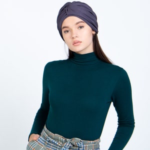 Turban head wrap for women fits in all seasons image 8