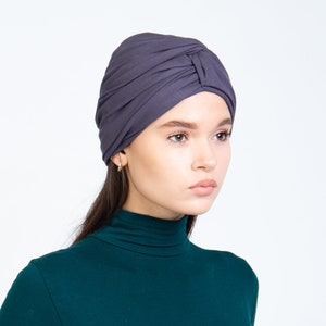 Turban head wrap for women fits in all seasons image 6