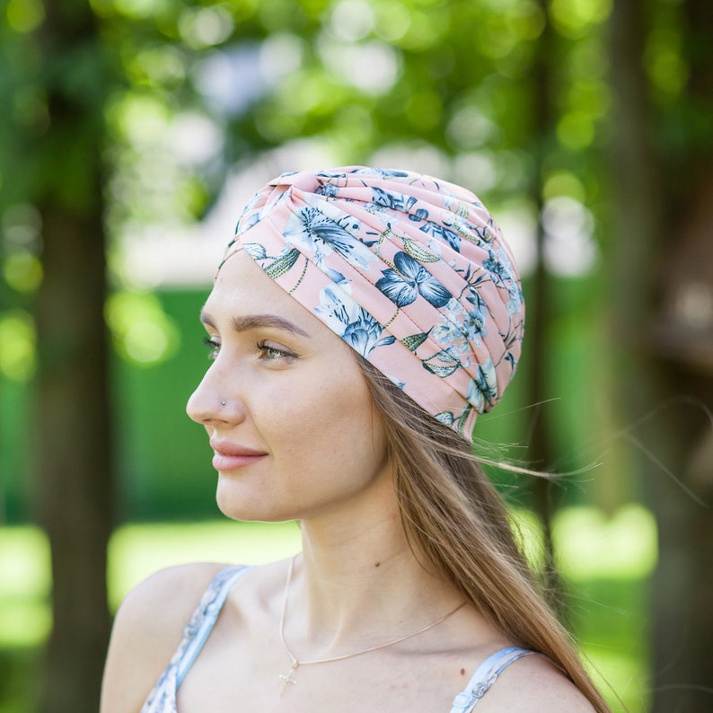 Print turban women floral turban summer headwrap for women | Etsy