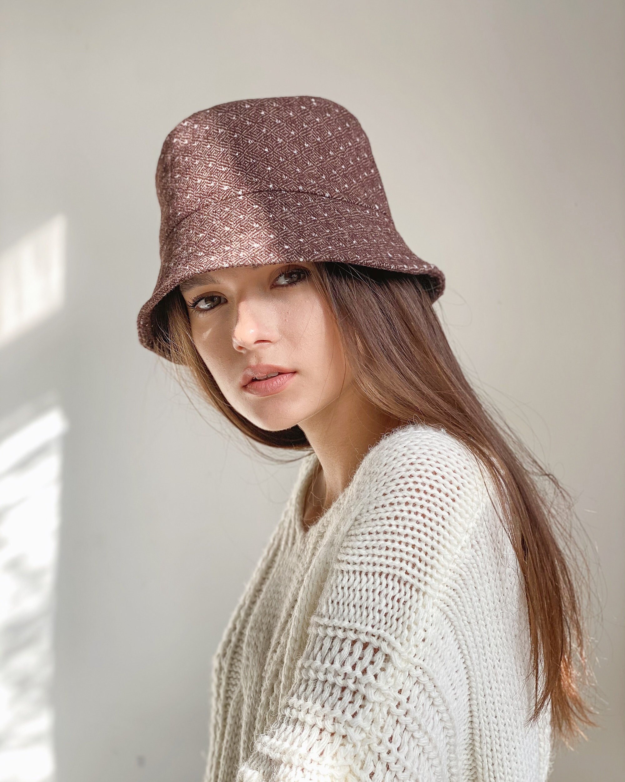 Winter Bucket Hat for Women Fall Bucket 
