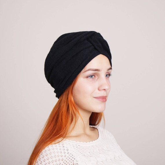wool turban hat