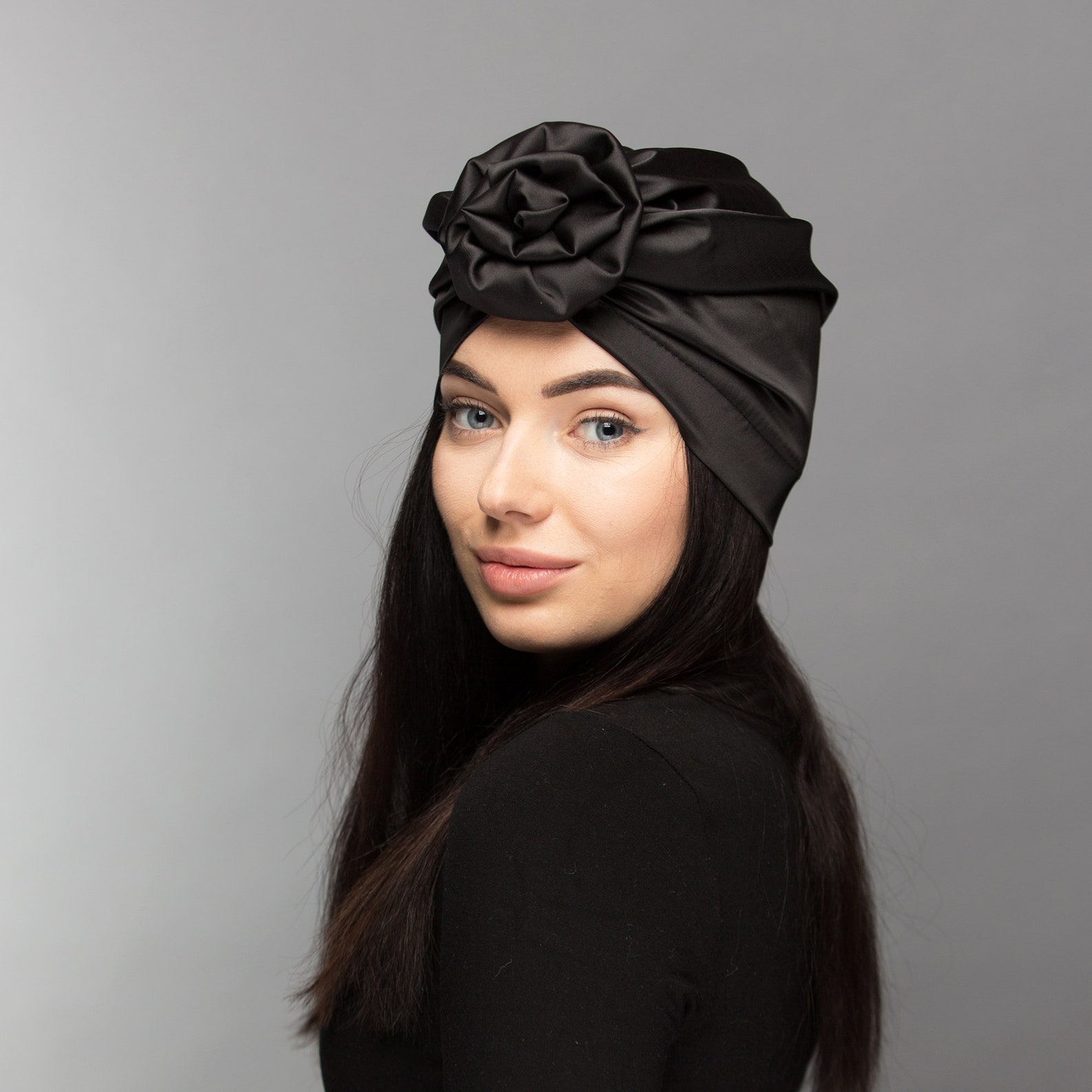 Summer silk turban head wrap for women Fashion turban. Etsy