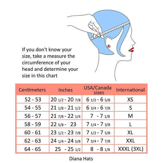 Turban Size Chart