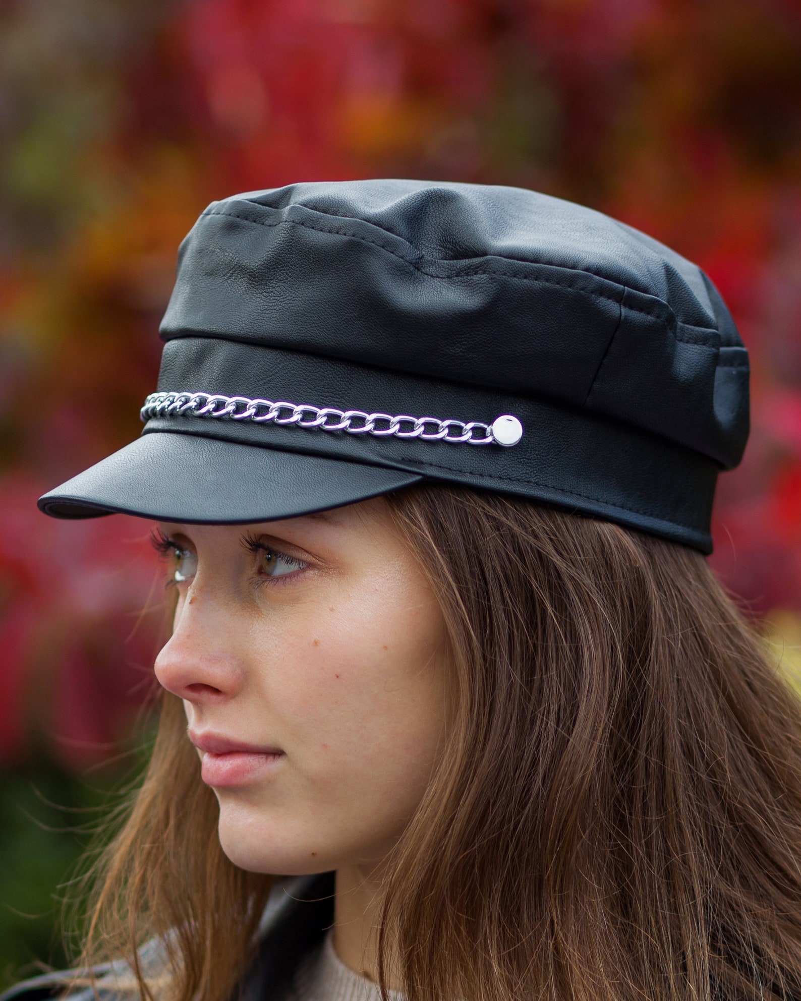 Damen Denim Schirmmütze - Retro Newsboy Cap 2025