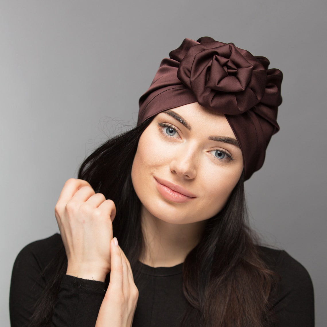 Summer silk turban head wrap for women Fashion turban. Etsy