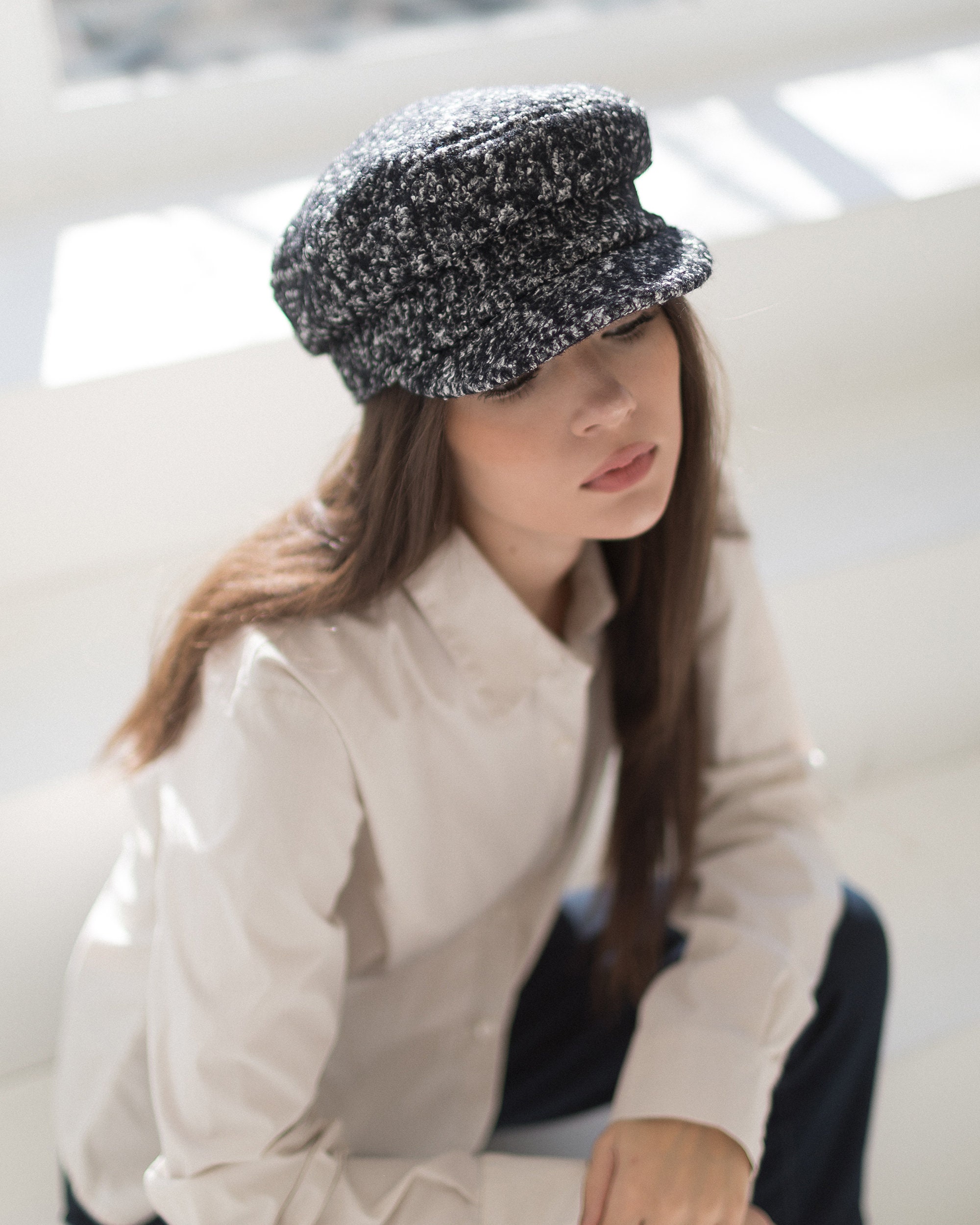 Fiddler Cap Made of Cashmere and Has Cotton Lining for Women - Etsy