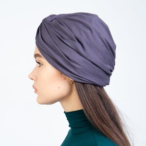 Turban head wrap for women fits in all seasons image 7