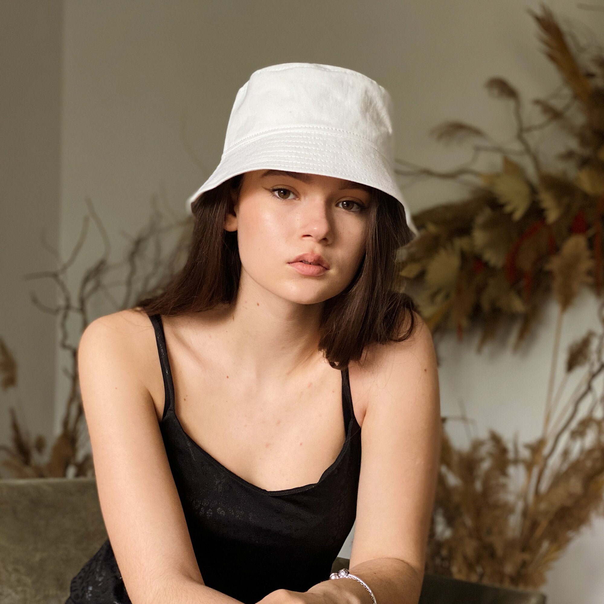 Summer Bucket Hat for Women Cotton 