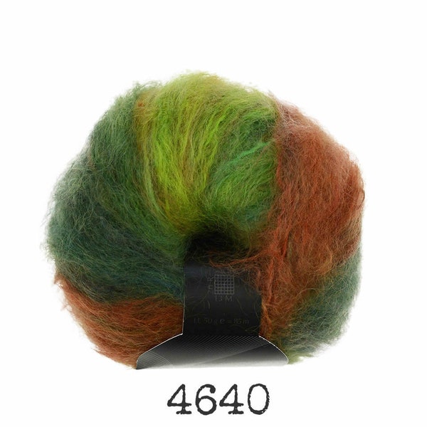 Meisterstück - fil à tricoter rapide et doux - mohair (Afrique du Sud) & Merino extra fin Amérique du Sud) - aiguilles 6 mm - 7 mm - 50 g