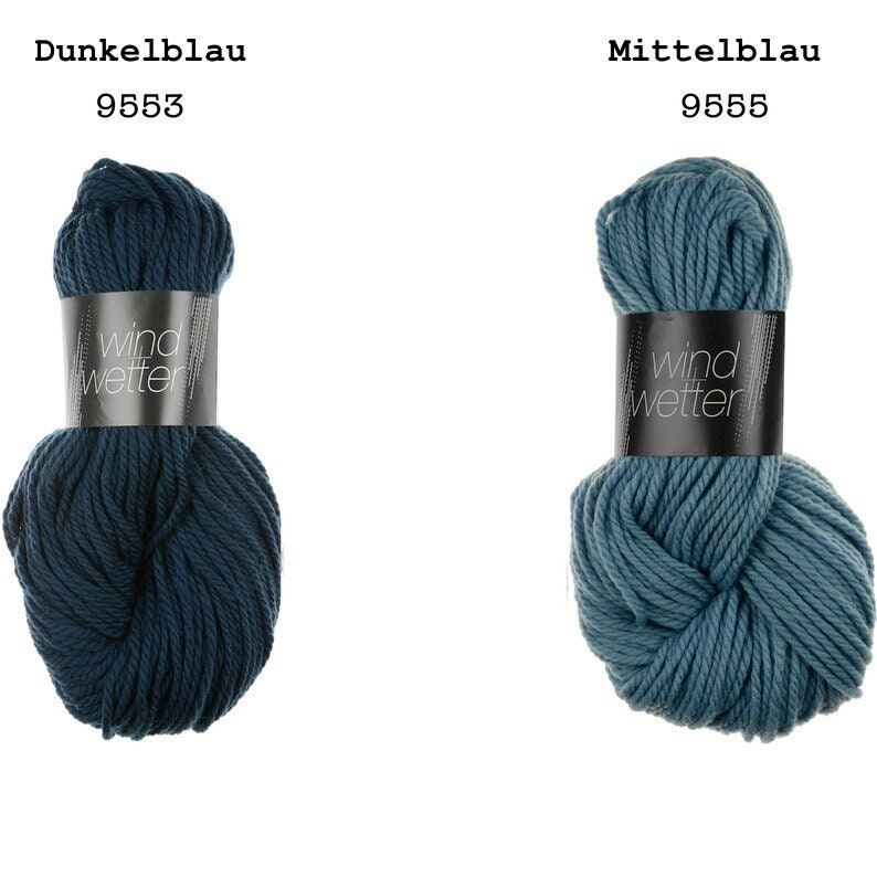 Wind und Wetter / Wind and Weather Merino Extra Fine Super bulky 100 g image 5