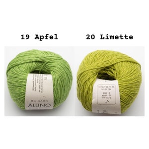 Allino Belgian linen and cotton 50g Knitting yarn, crochet yarn, summer yarn, BC yarn image 4