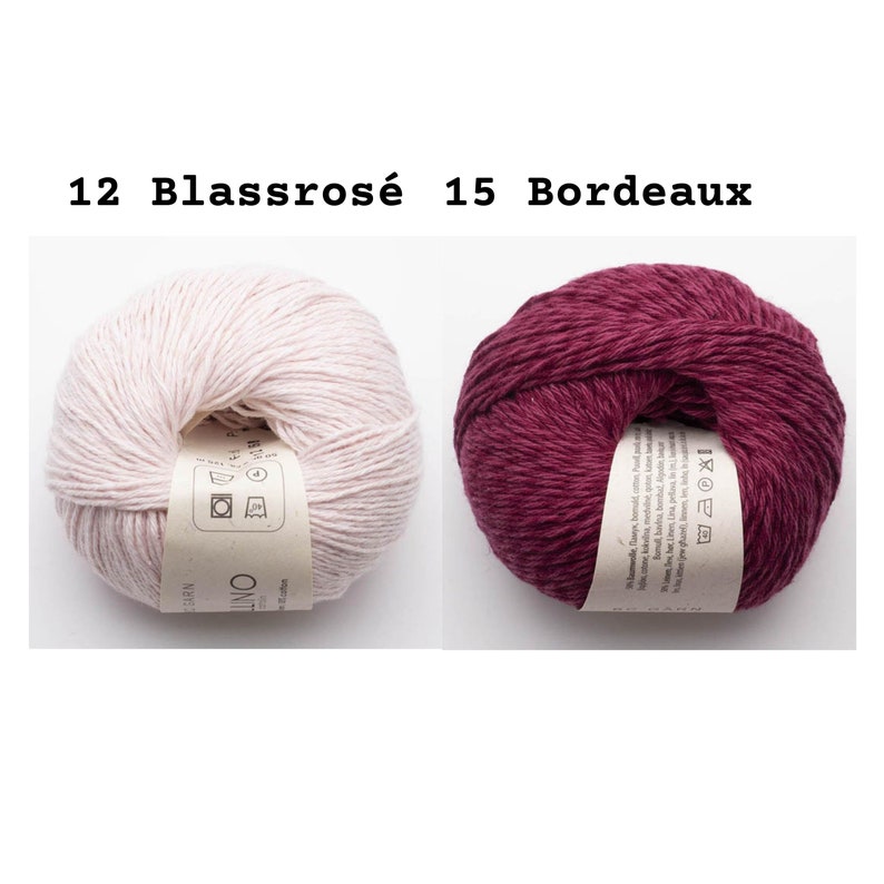 Allino Belgian linen and cotton 50g Knitting yarn, crochet yarn, summer yarn, BC yarn image 3