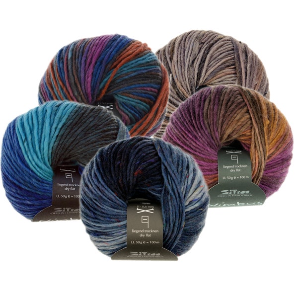 Nimbus - Atelier Zitron - 100% virgin wool (kbT) - needle size: 5 - 5,5 - Organic Merino dyed according to Ökotexstandard 100