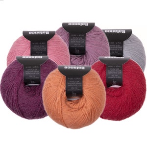 Balance - Atelier Zitron - plastic free sock yarn - new wool (merino wool extrafine) and Tencel - fingering