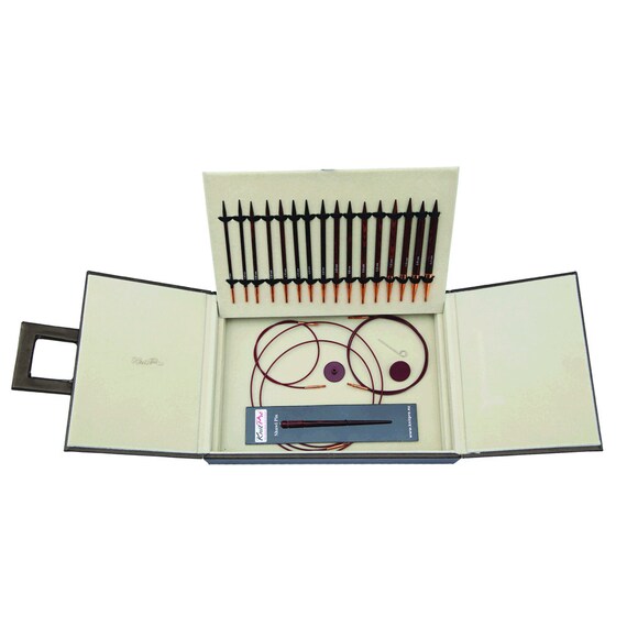KnitPro Symfonie Rose Wood Interchangeable Circular Knitting Needle Set