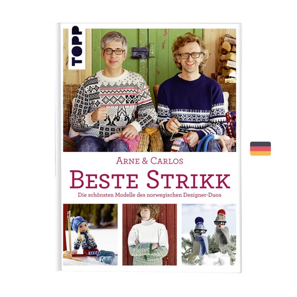 Buch:  Beste Strikk Die schönsten Modelle des norwegischen Designer-Duos , Arne & Carlos, Topp Verlag, Deutsch, Strickanleitungen