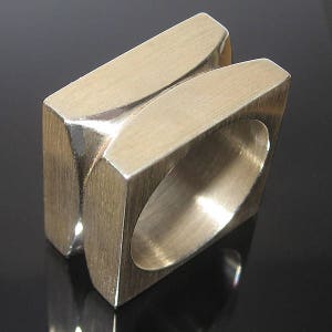 Ethical silver unisex ring &quot;HP&quot; On order