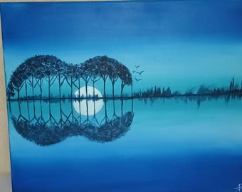 Guitar painting