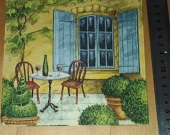 Provence paper napkin