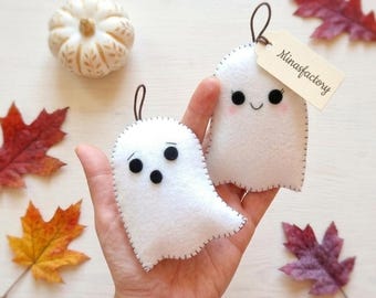 Ghosts for halloween in felt