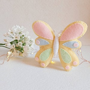 Felt butterfly, butterfly ornament