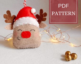PDF-Muster, Weihnachts-Rentier-Muster
