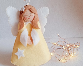 Weihnachtsdekoration aus Filz, Weihnachtsengel