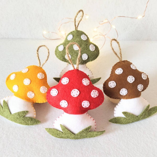 Felt Mushroom - Etsy