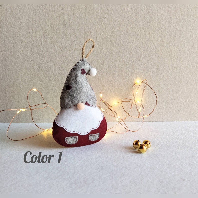 Felt Gnome Ornament Scandinavian Gnome Etsy Canada