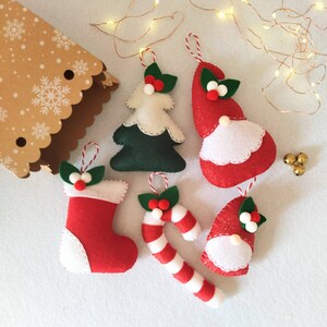 Set ornaments, christmas gift box image 7