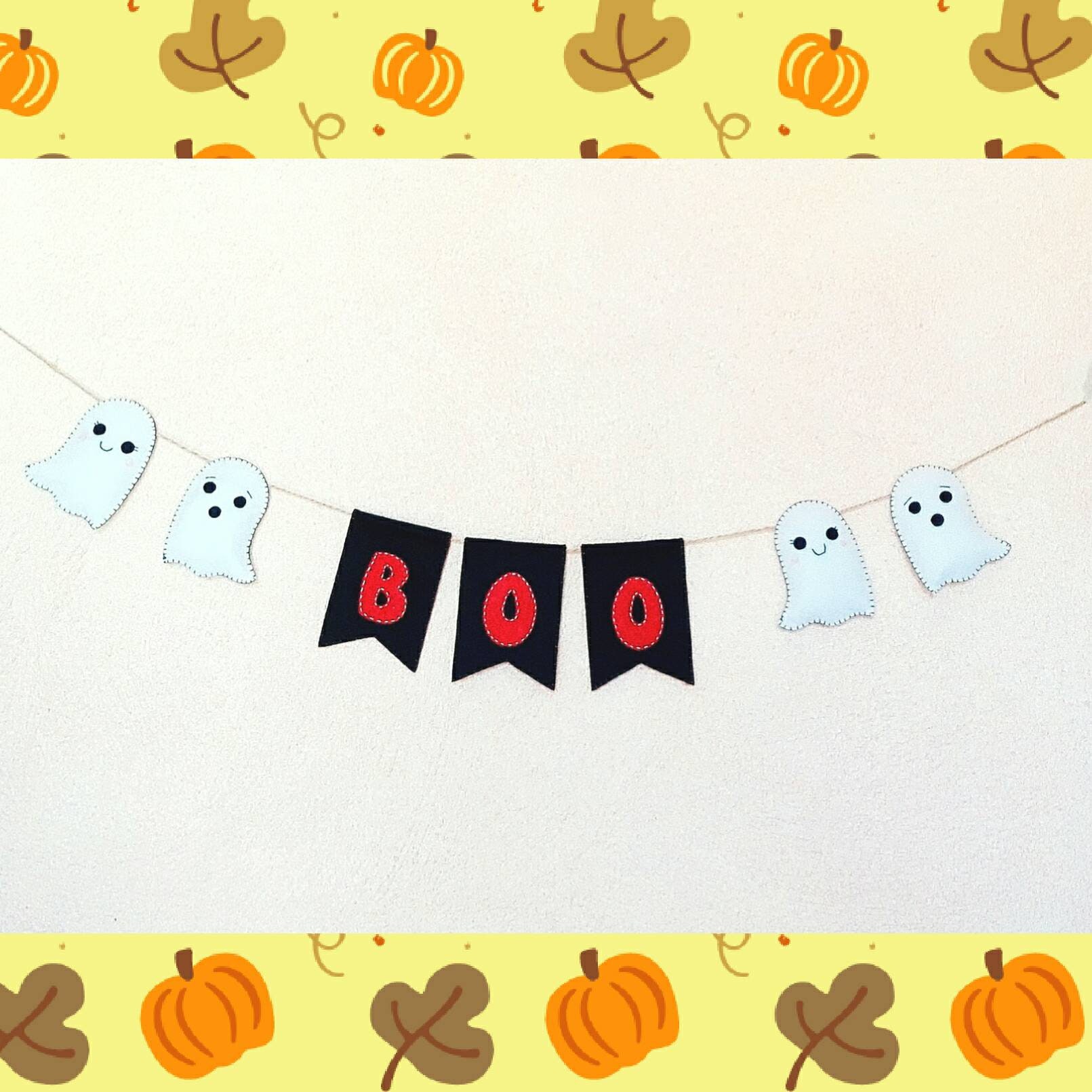 Felt garland Halloween Etsy