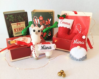 Christmas gift box, customizable decoration