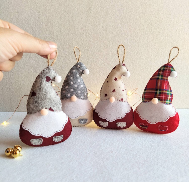 Felt Gnome Ornament Scandinavian Gnome Etsy Canada