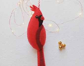 Filz Kardinalvogel, Weihnachtsdekoration