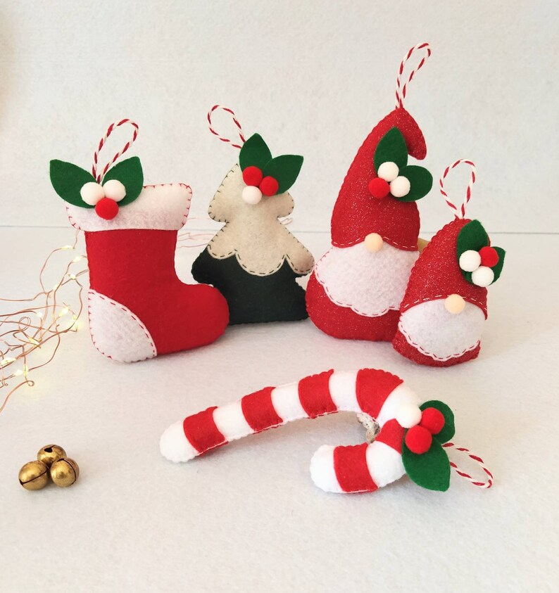 Set ornaments, christmas gift box image 6