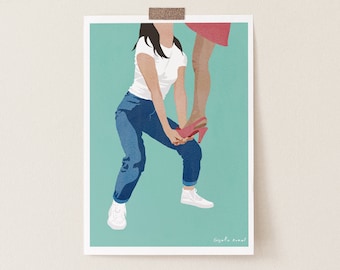 Feminist Art Print, Art with Quotes about Feminism, Inspirational Art Prints Women, Strong Women Print, Strong Woman Art Gift for Feminist