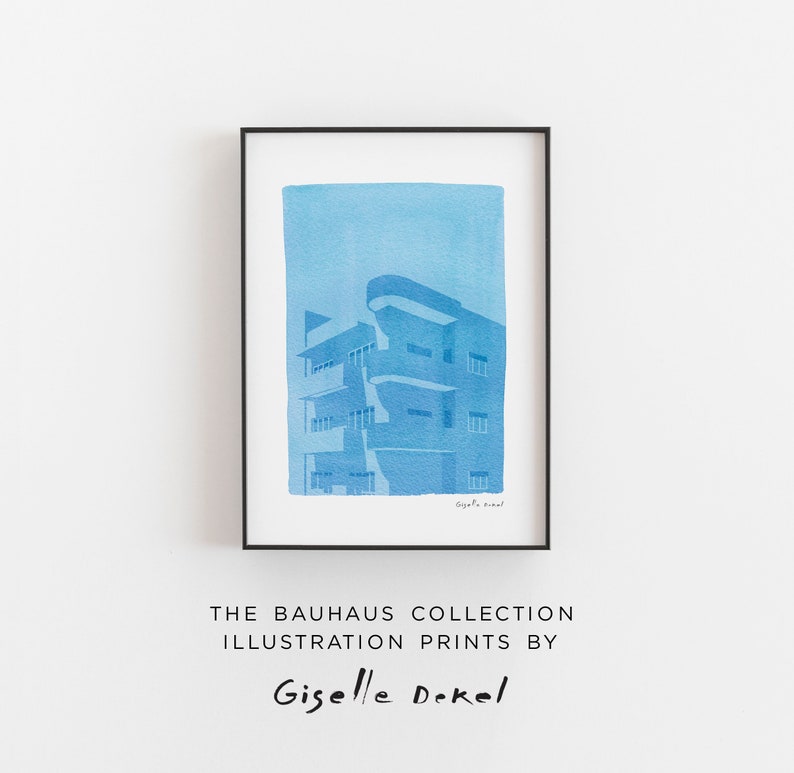 Bauhaus Art Prints Architectural Art Print Architecture Etsy
