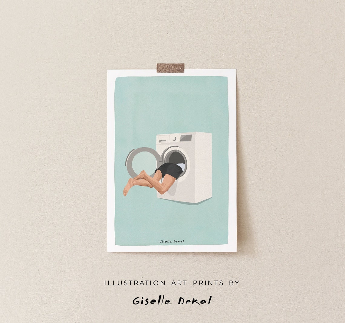 Sarcastic Laundry Room Decor, Funny Laundry Room Art Print, Funny ...
