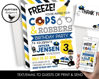 Cops And Robbers Etsy