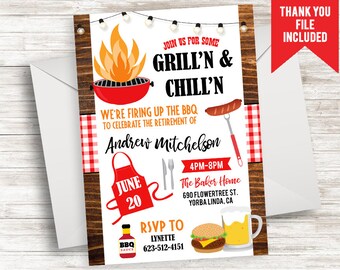 cookout invitation etsy
